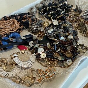 Elegant Black Reseller Lot Craft Mixed Color Jewelry Set #147